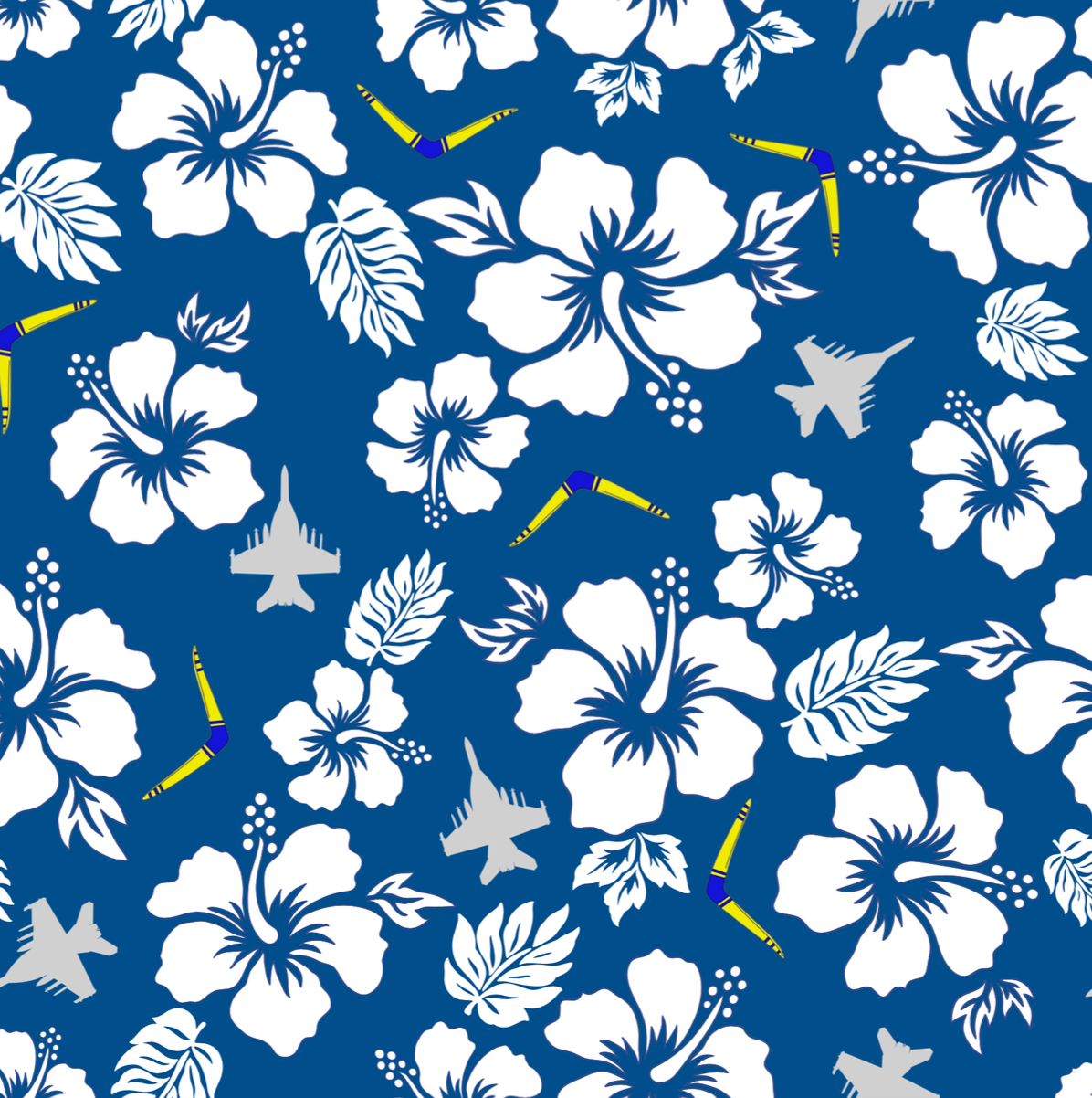 6 Squadron - Custom Shirts and Shorts - Blue Design