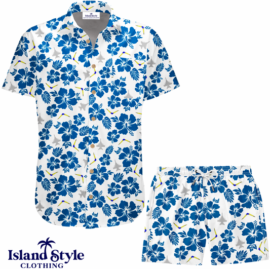 6 Squadron - Custom Shirts and Shorts - White Design